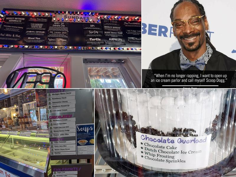 Cops & Robbers Ice Cream & Gifts Menu