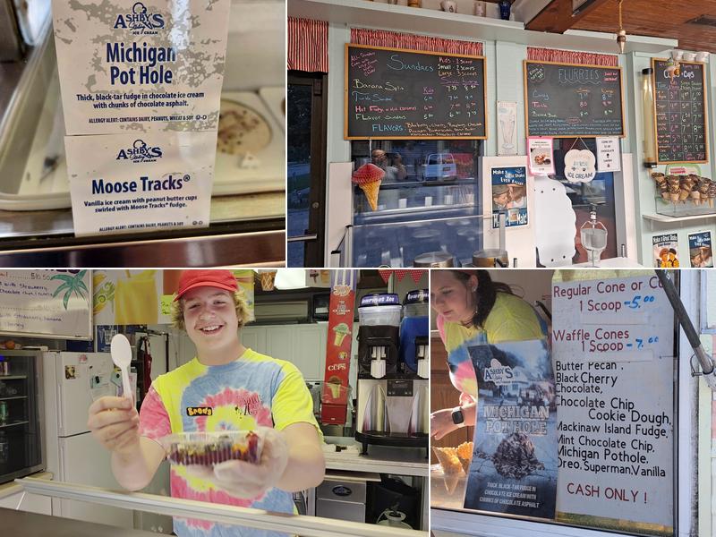 Roaring 20's Ice Cream Parlour Menu