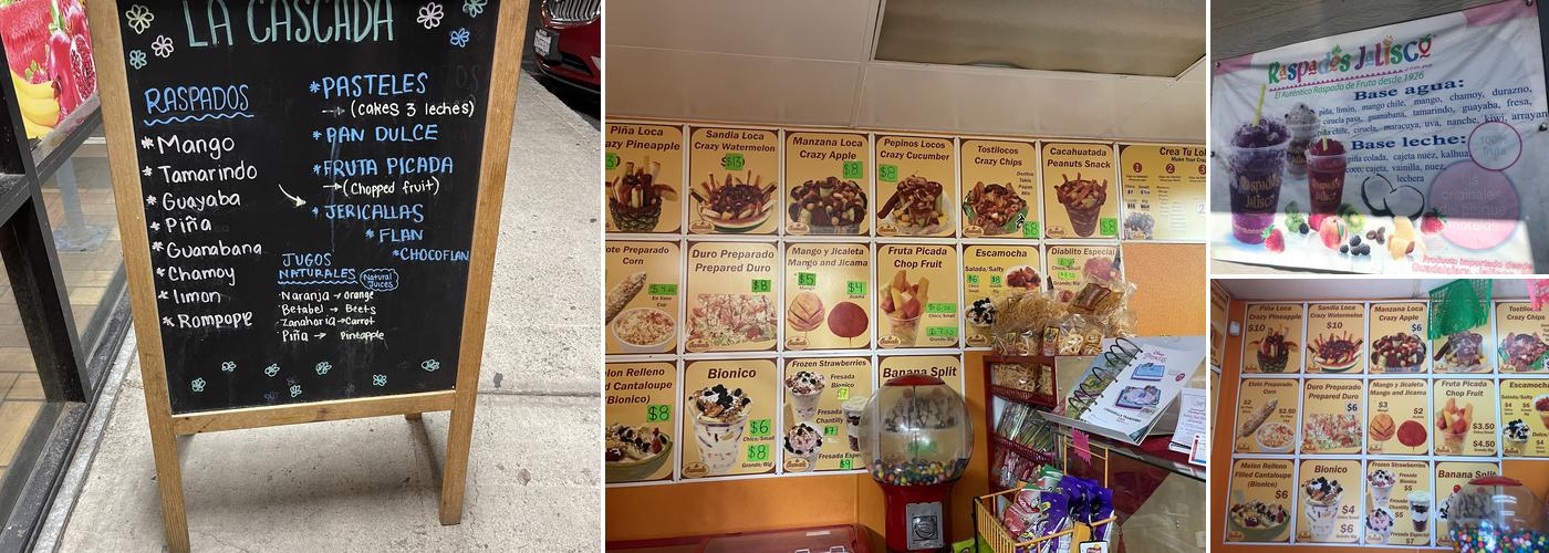 La Cascada Bakery Menu