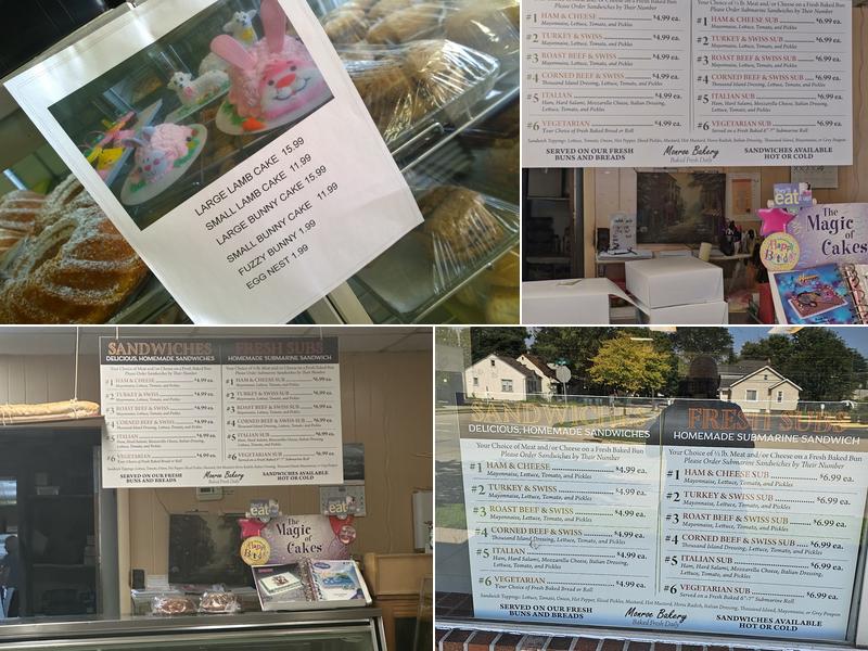 Monroe Bakery Menu