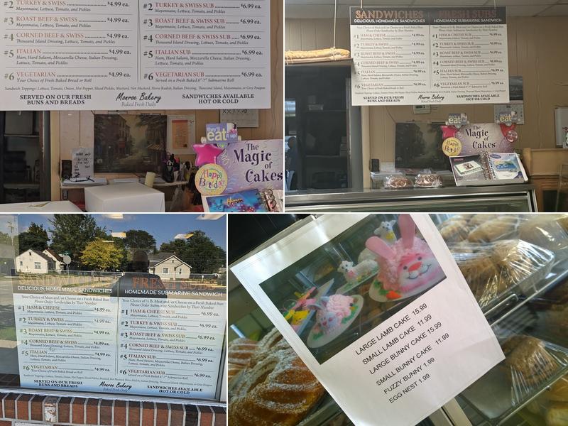 Monroe Bakery Menu