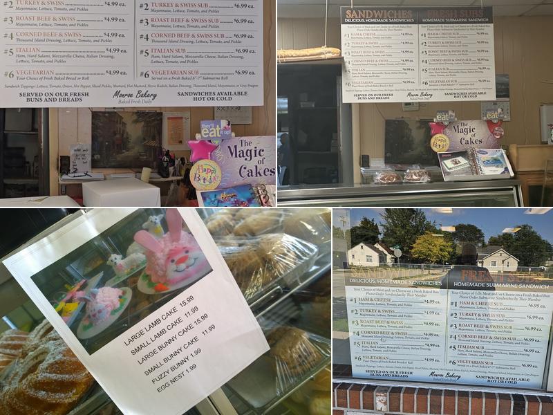 Monroe Bakery Menu
