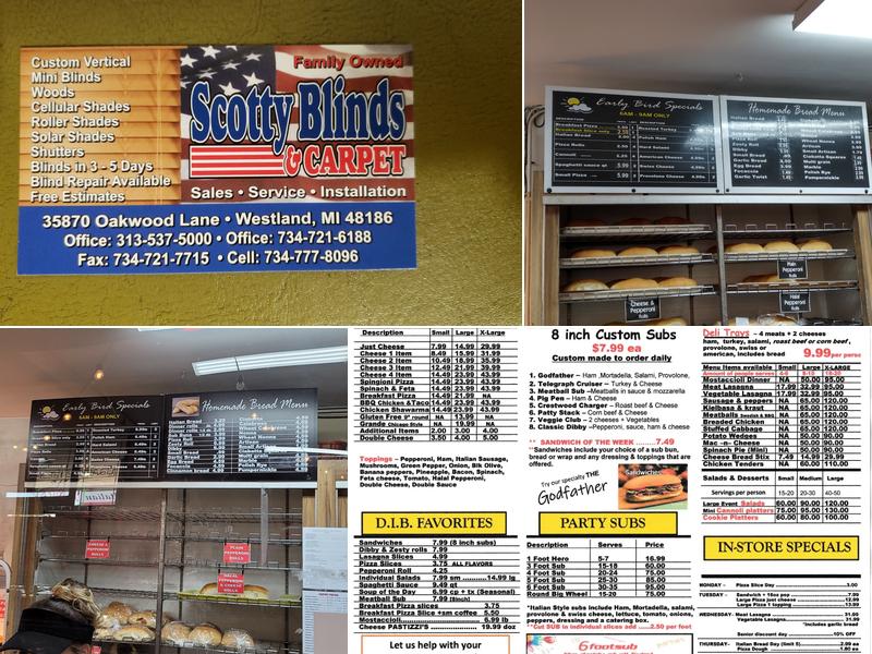 Dearborn Italian Bakery Menu