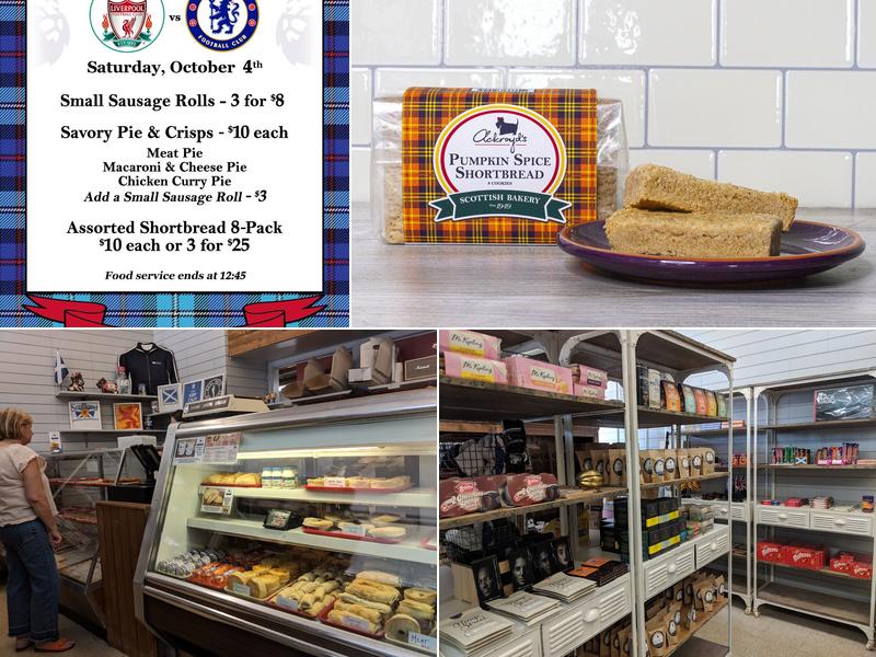 Ackroyd's Scottish Bakery Menu