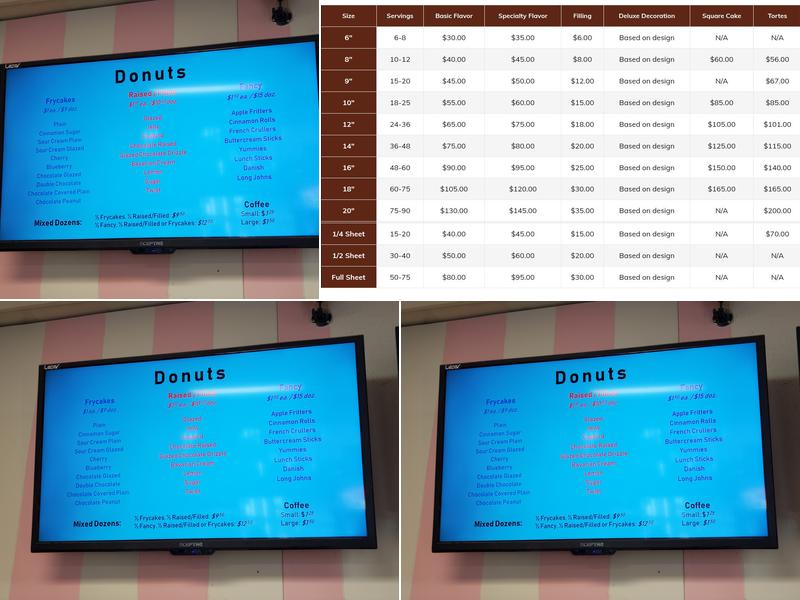 Heritage Bakery Menu