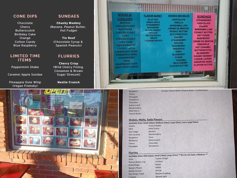 Marv's Dairy Dan Menu