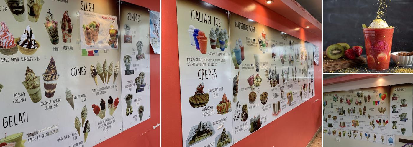 La Gelati Dearborn Heights Menu