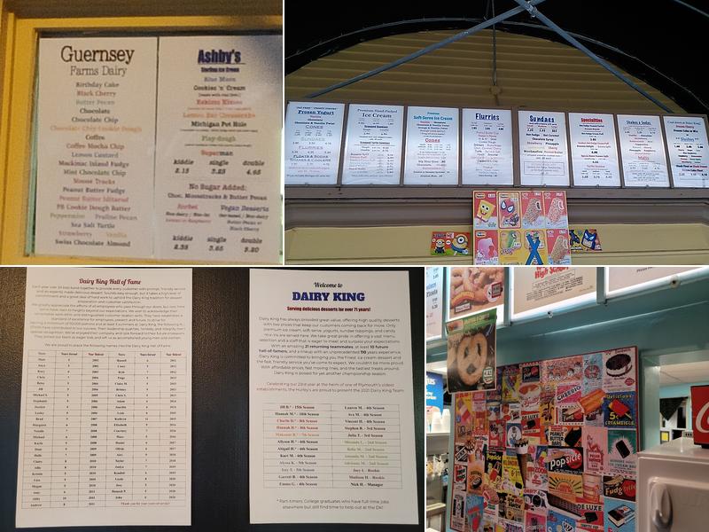 Dairy King Menu