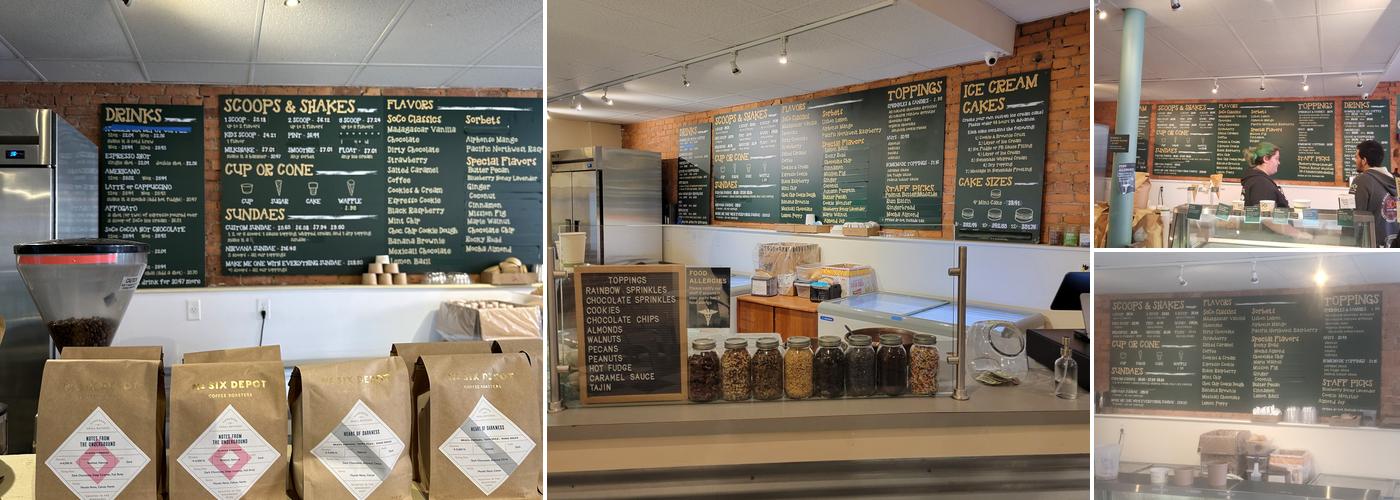 Soco Creamery Menu