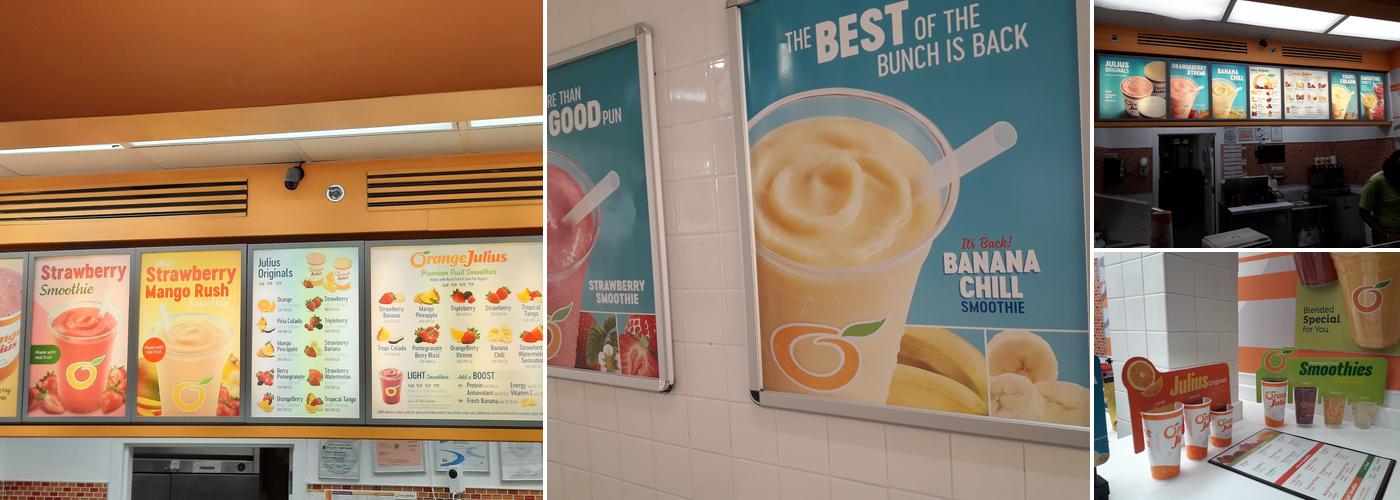 Orange Julius Menu