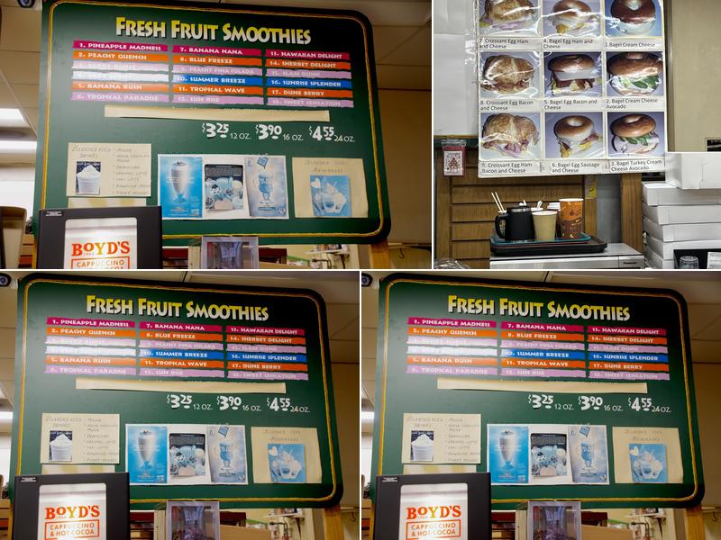 Foster's Donuts Menu