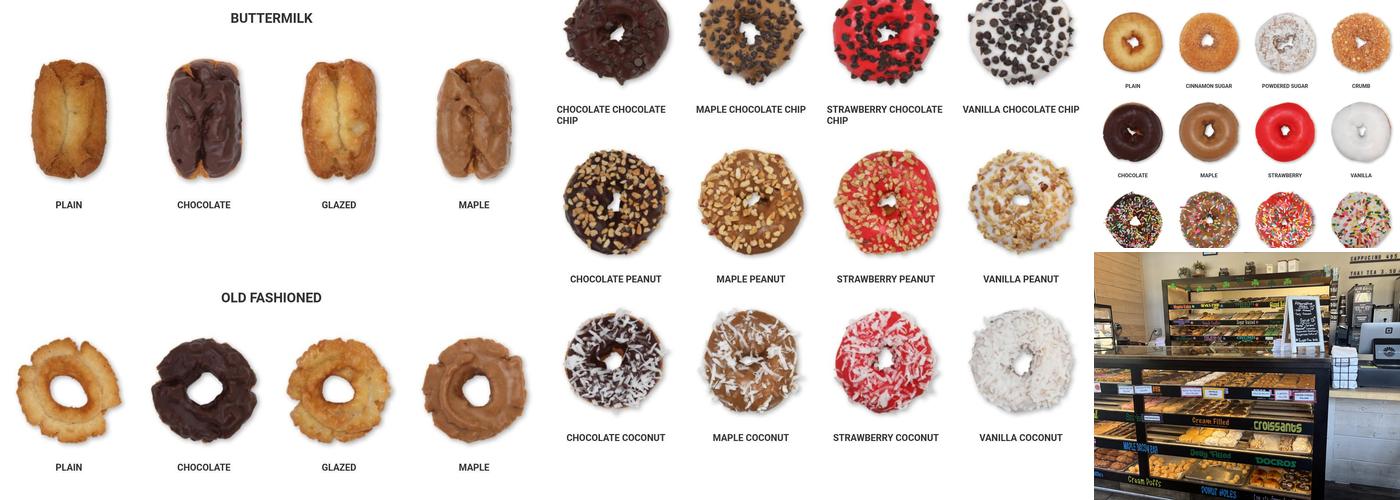 SloDoCo Donuts Menu