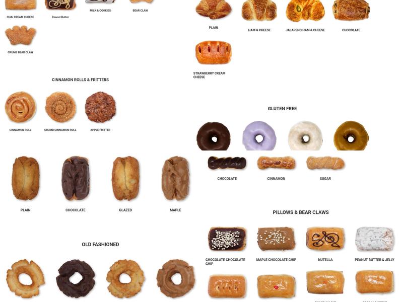 SloDoCo Donuts Menu