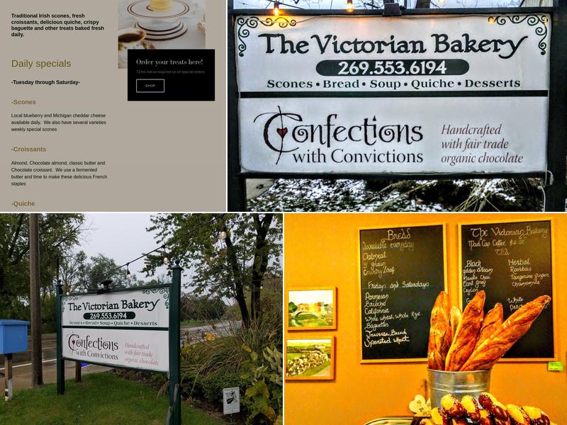 Victorian Bakery Menu