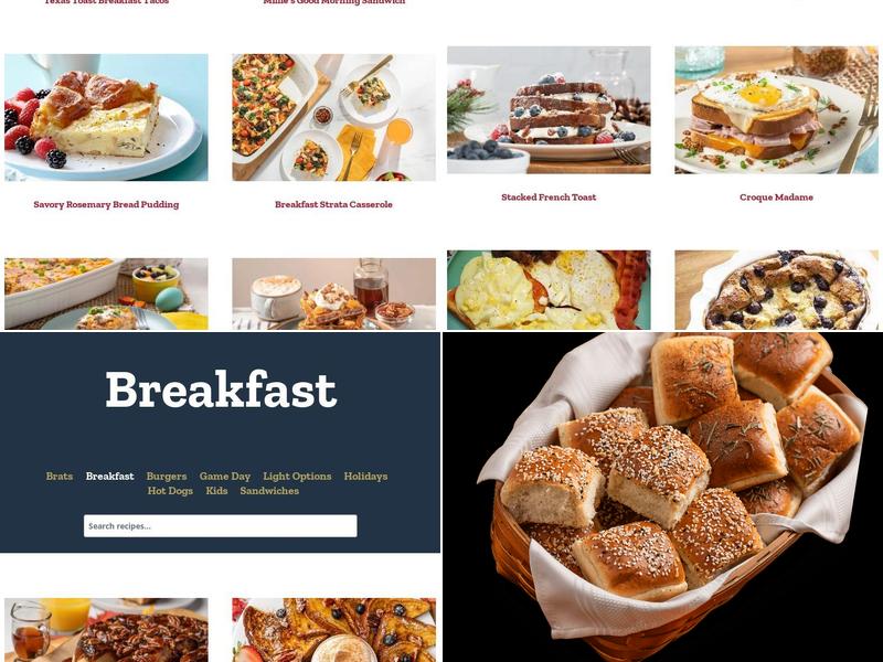 Aunt Millie's Kalamazoo Bakery Menu