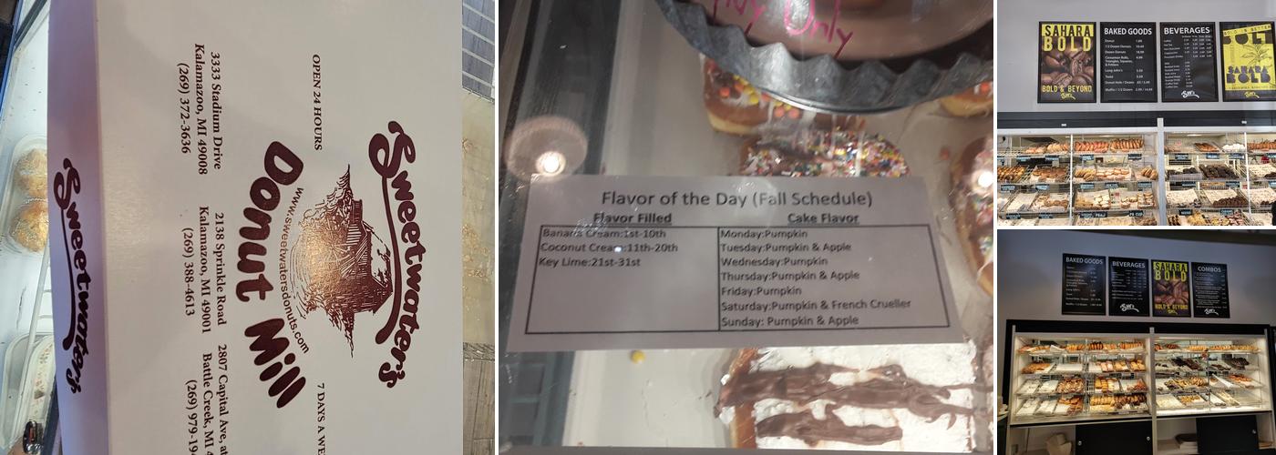 SW's Donut Mill Menu