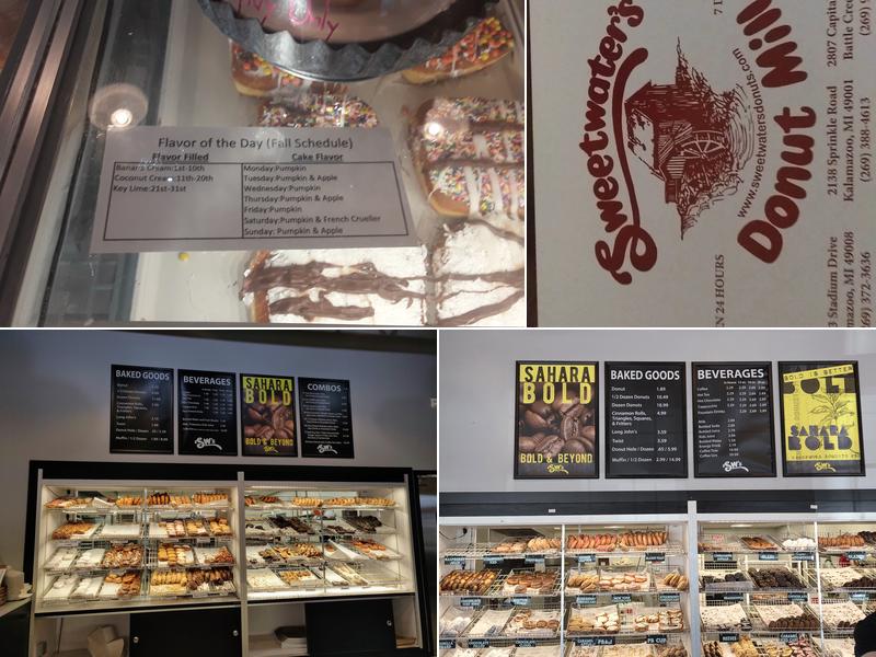 SW's Donut Mill Menu