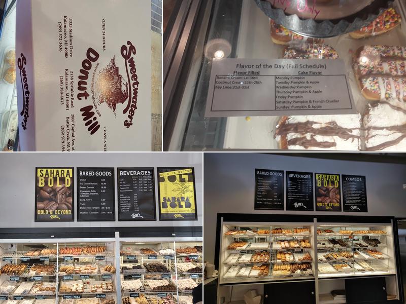 SW's Donut Mill Menu