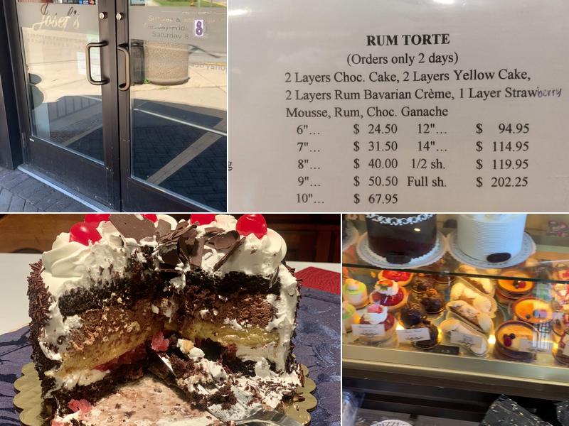 Josef's European Pastry Shop Menu