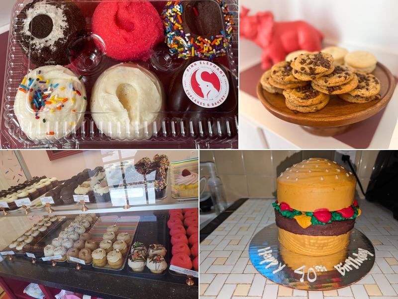 Pink Elephant Cupcakes