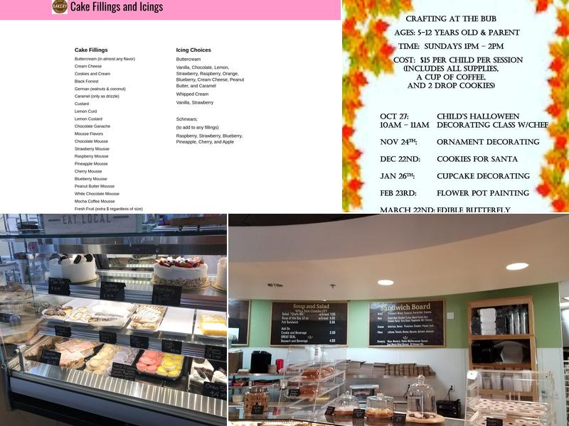 The Batter Up Bakery Menu