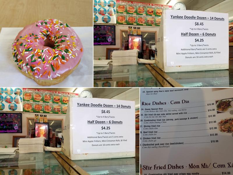 Yankee Doodle Donuts Menu