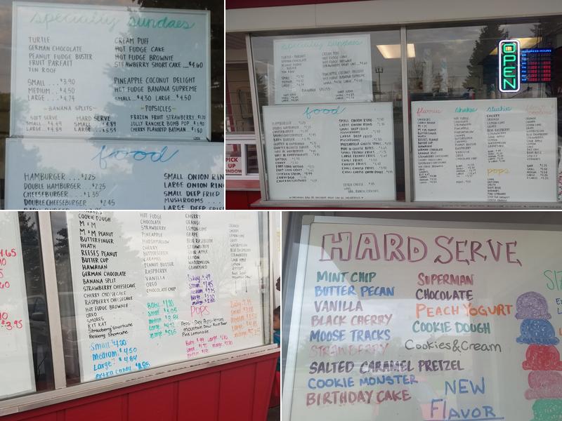 Dairy Barn Menu