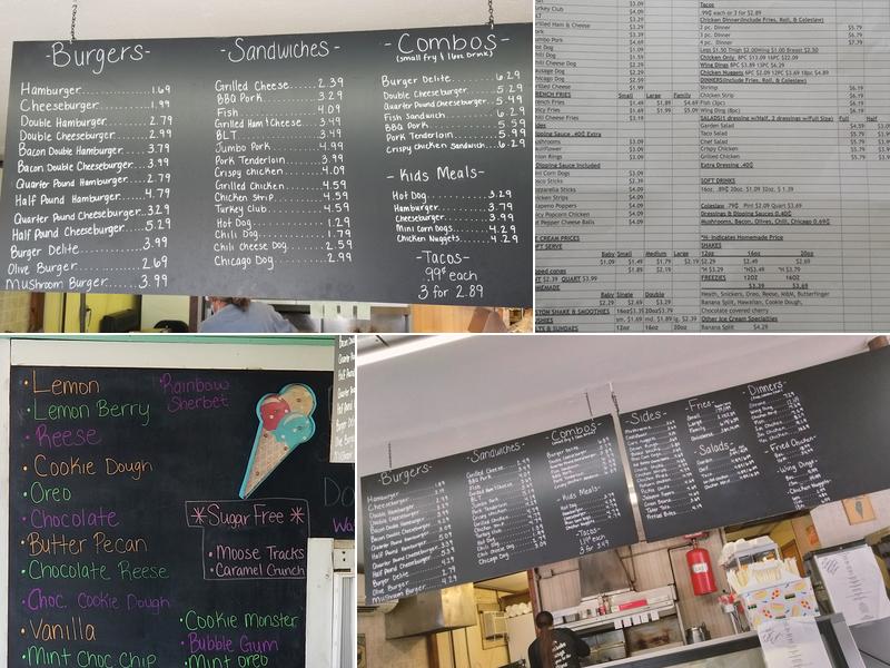 Union Station Food & Ice Cream Menu