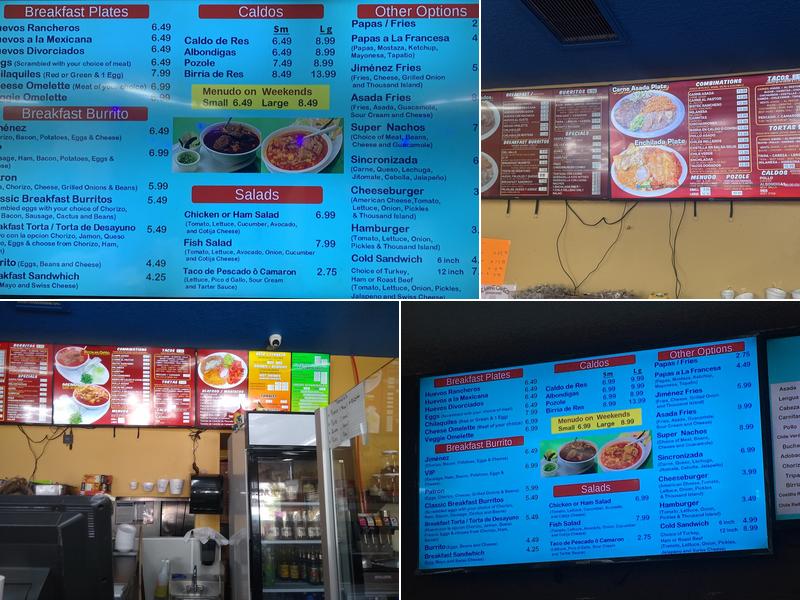 Taqueria Y Panaderia Del Valle Menu
