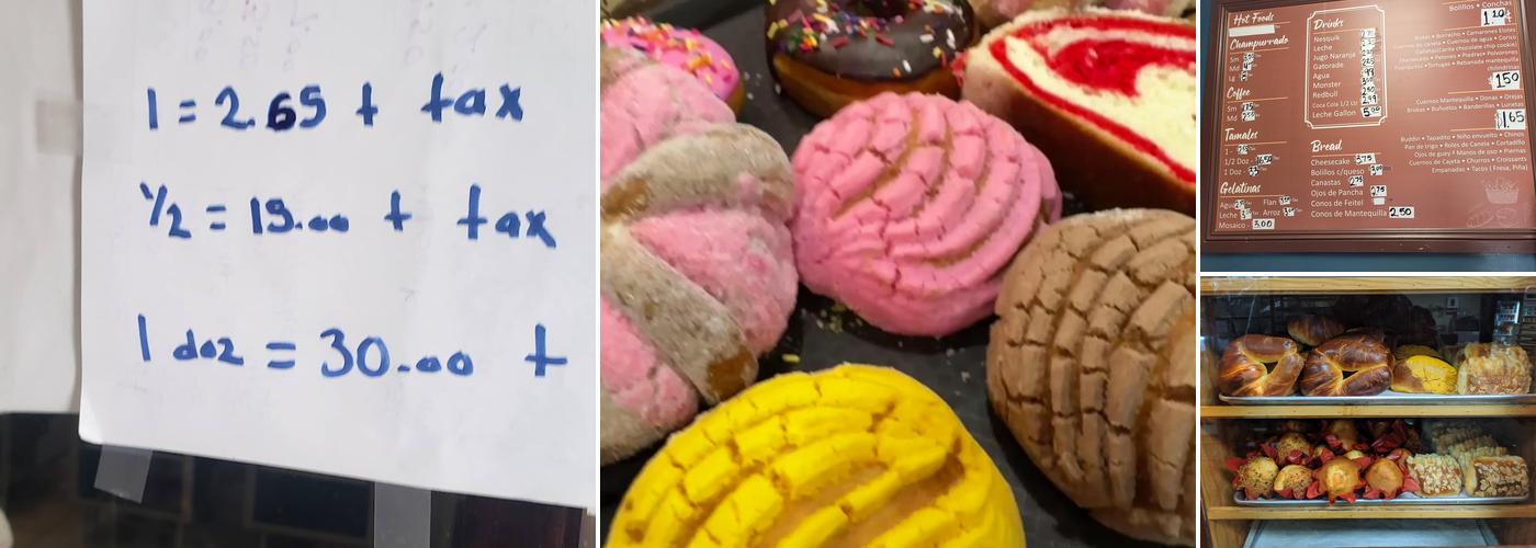 Lupe's Bakery Panaderia Menu