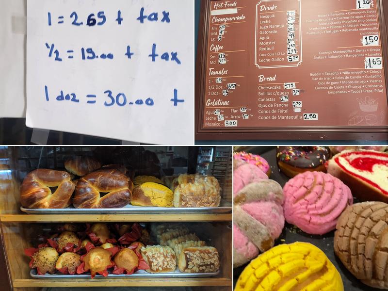 Lupe's Bakery Panaderia Menu