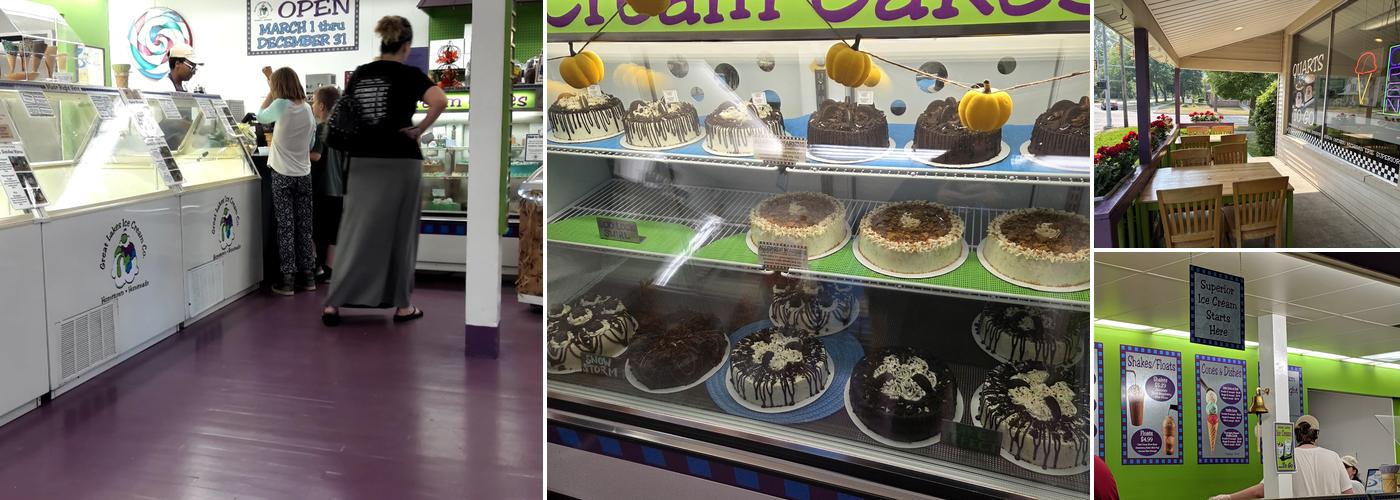 Great Lakes Ice Cream Co. Menu