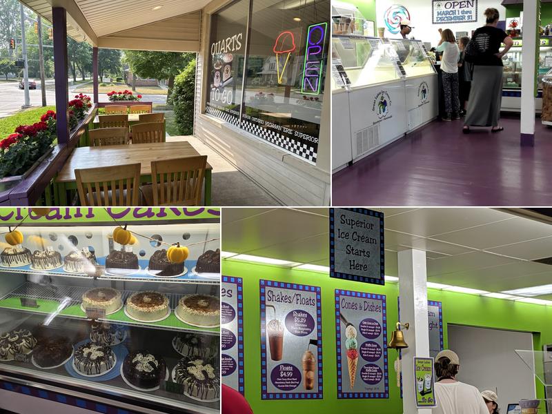 Great Lakes Ice Cream Co. Menu