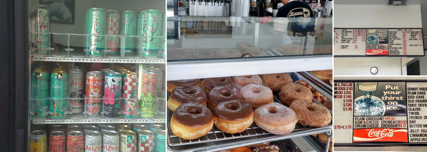 Manna Donuts Menu