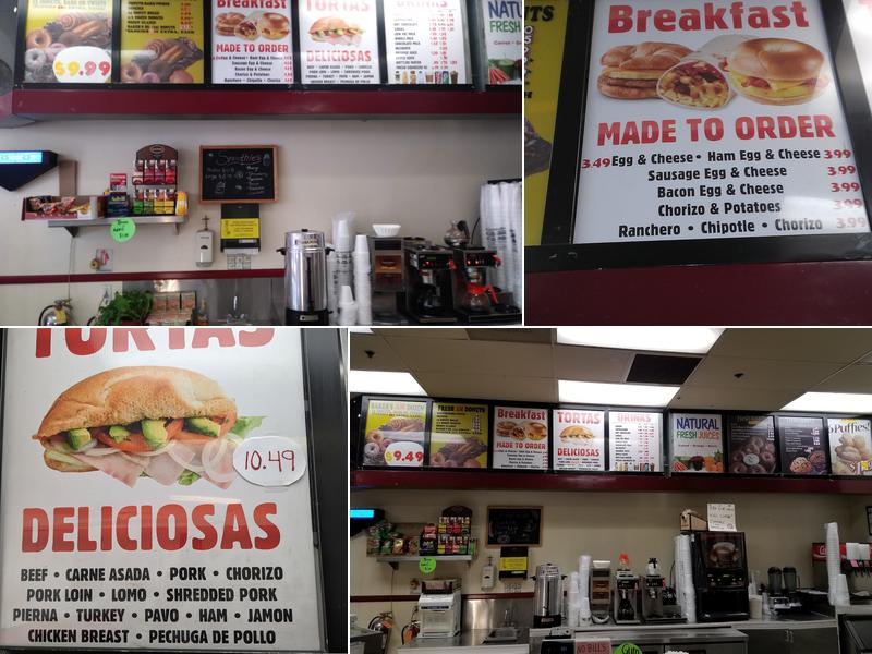 A M Donuts Menu