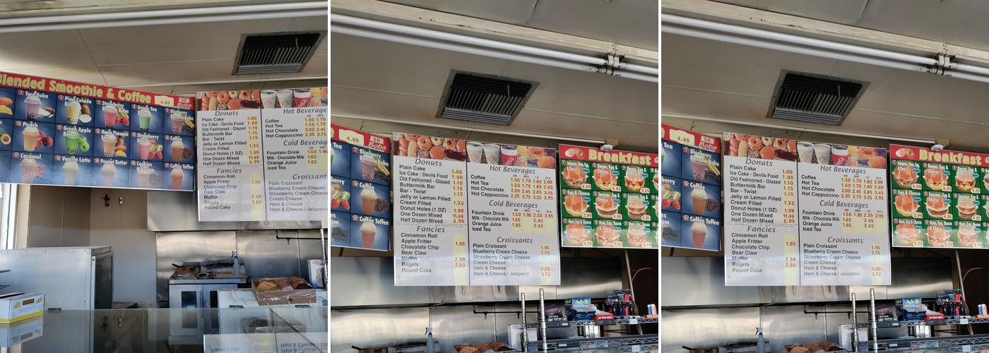 Marshall Donuts & Ice Cream Menu