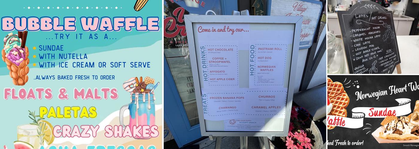 Village Ice Cream and Sweet Shoppe Menu