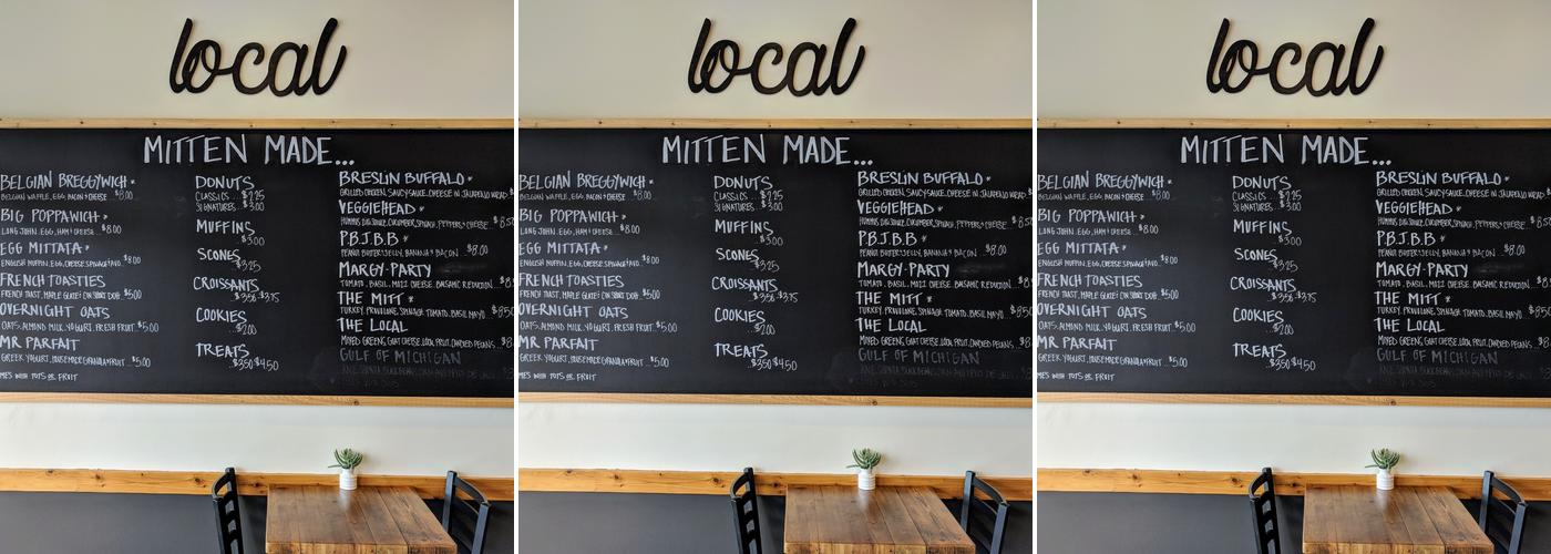 Mitten Raised Menu