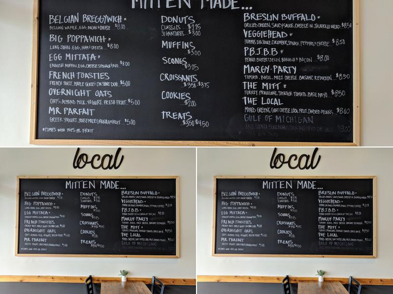 Mitten Raised Menu