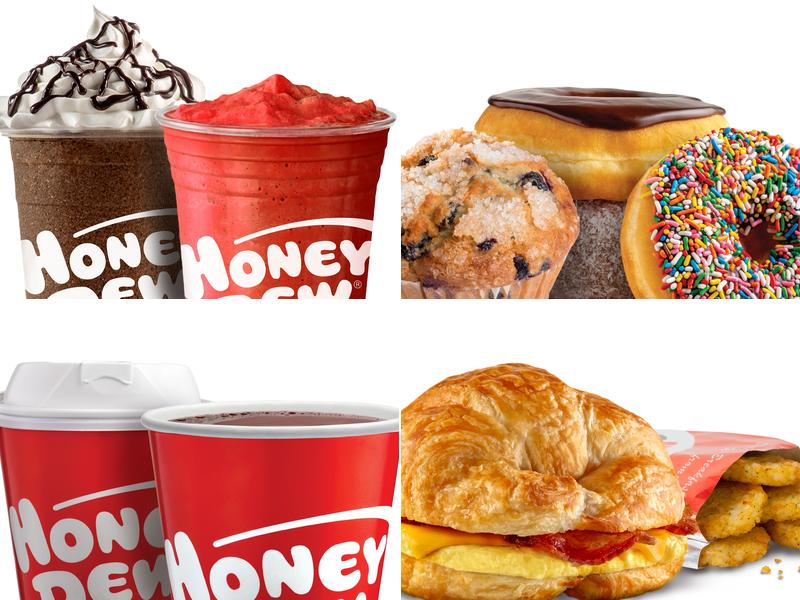 Honey Dew Donuts Menu