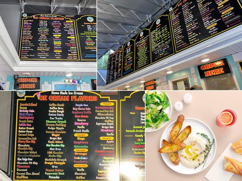 The Ice Cream Machine Co Menu