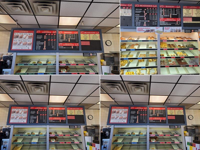 Honey Dew Donuts Menu