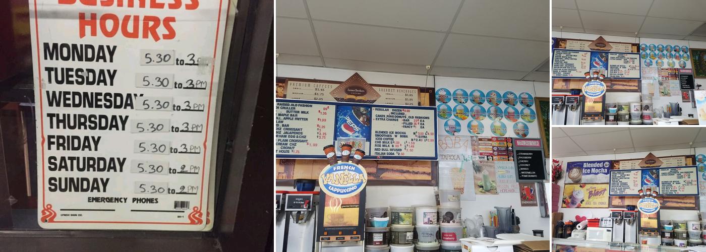 Dolly's Donuts Menu