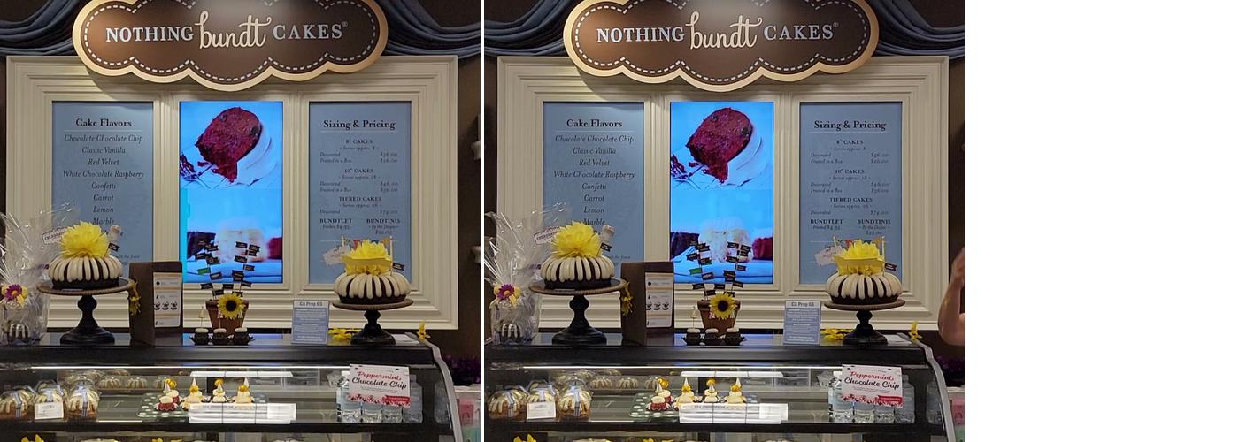 Nothing Bundt Cakes Menu