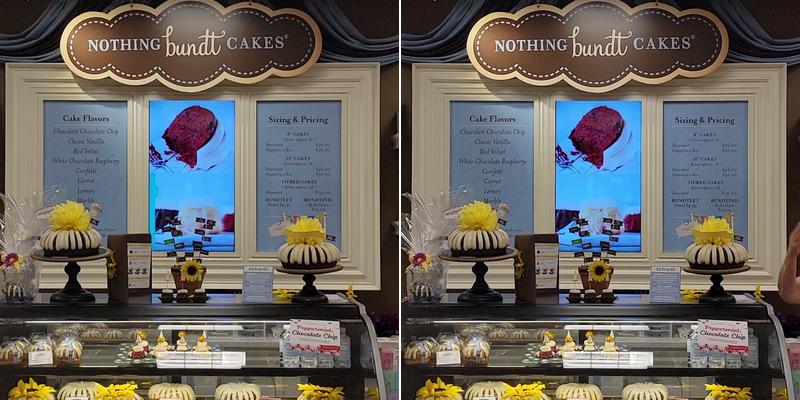 Nothing Bundt Cakes Menu