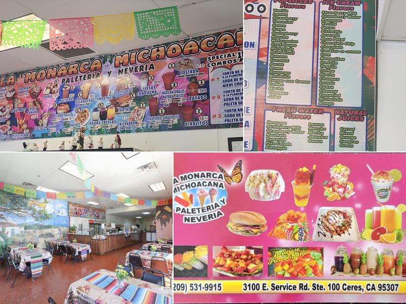 Paleteria Y Neveria La Monarca Menu