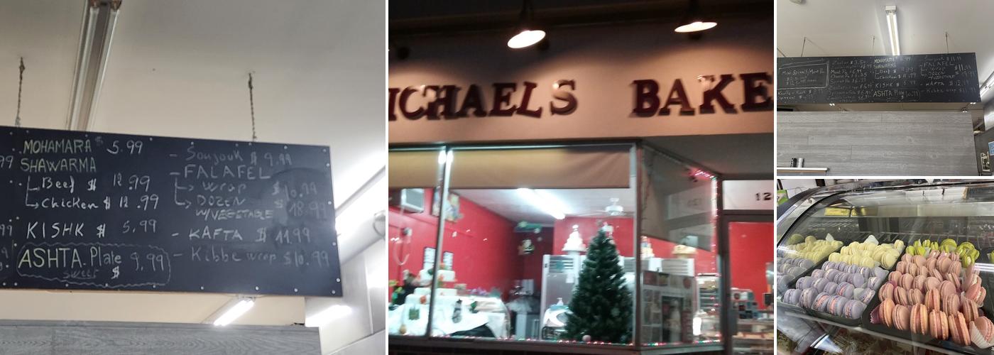 Michael's Bakery Menu