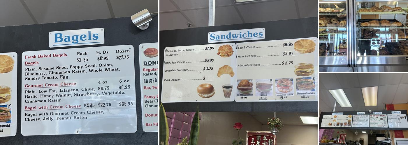 Main Street Doughnuts Menu