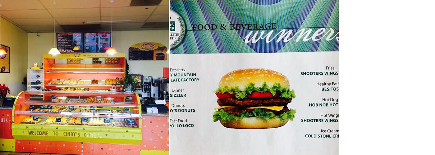 Cindy's Donuts Menu