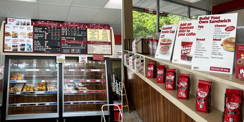Honey Dew Donuts Menu